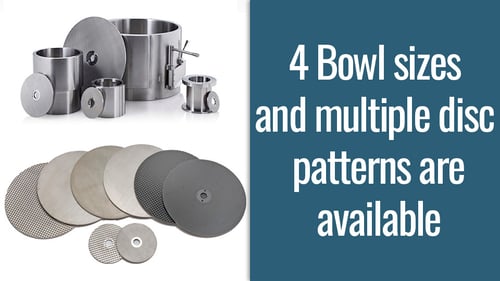Alternative bowl and disc sizes