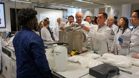 Csaba-Sinka-Tony-Arthur-Tom-at-University-of-Sheffield-Granulation-Workshop