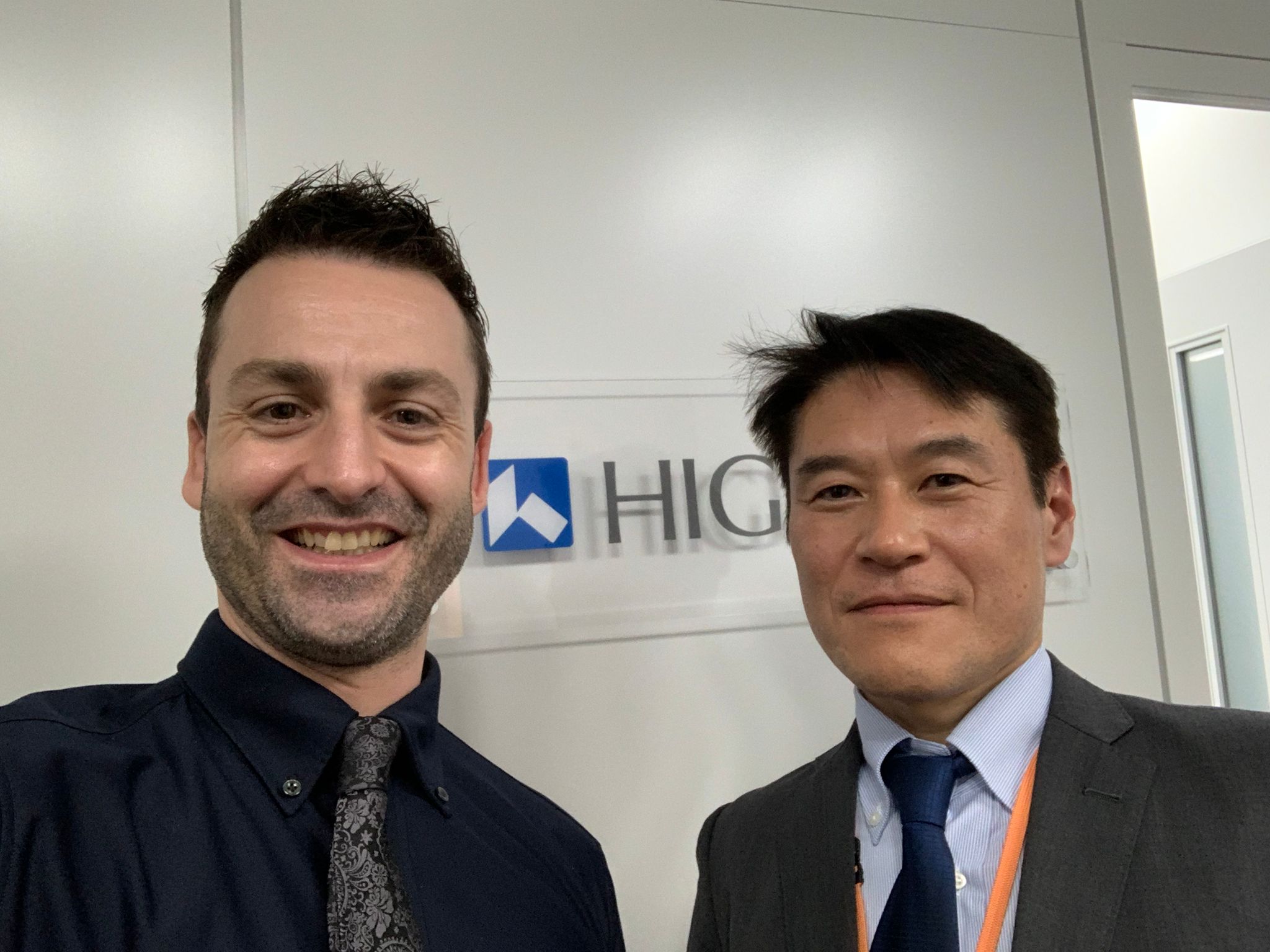 Steve Mate from Caleva at Higuchi in Japan