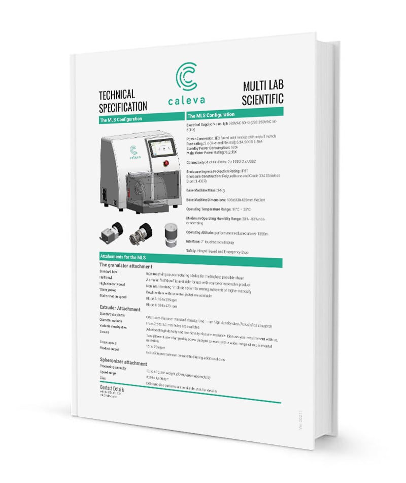 Caleva MLS Technical Specifications