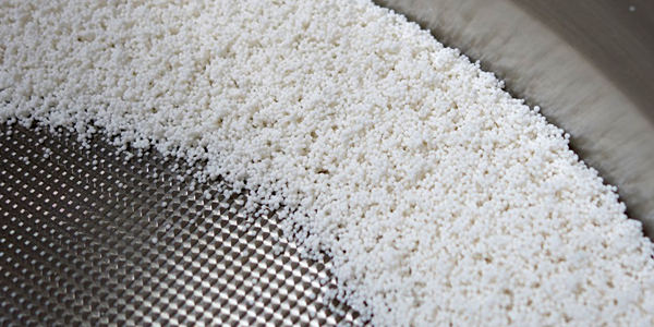 Material in Caleva spheronizer bowl a superior technique than layering