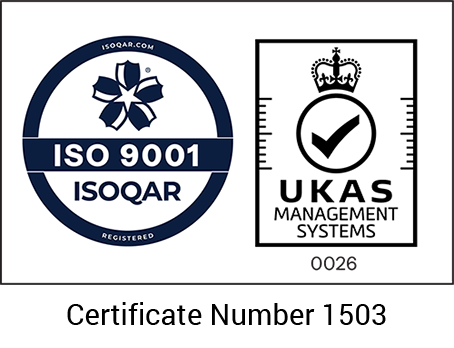 ISOQAR UKAS ISO 9001 joint logo s