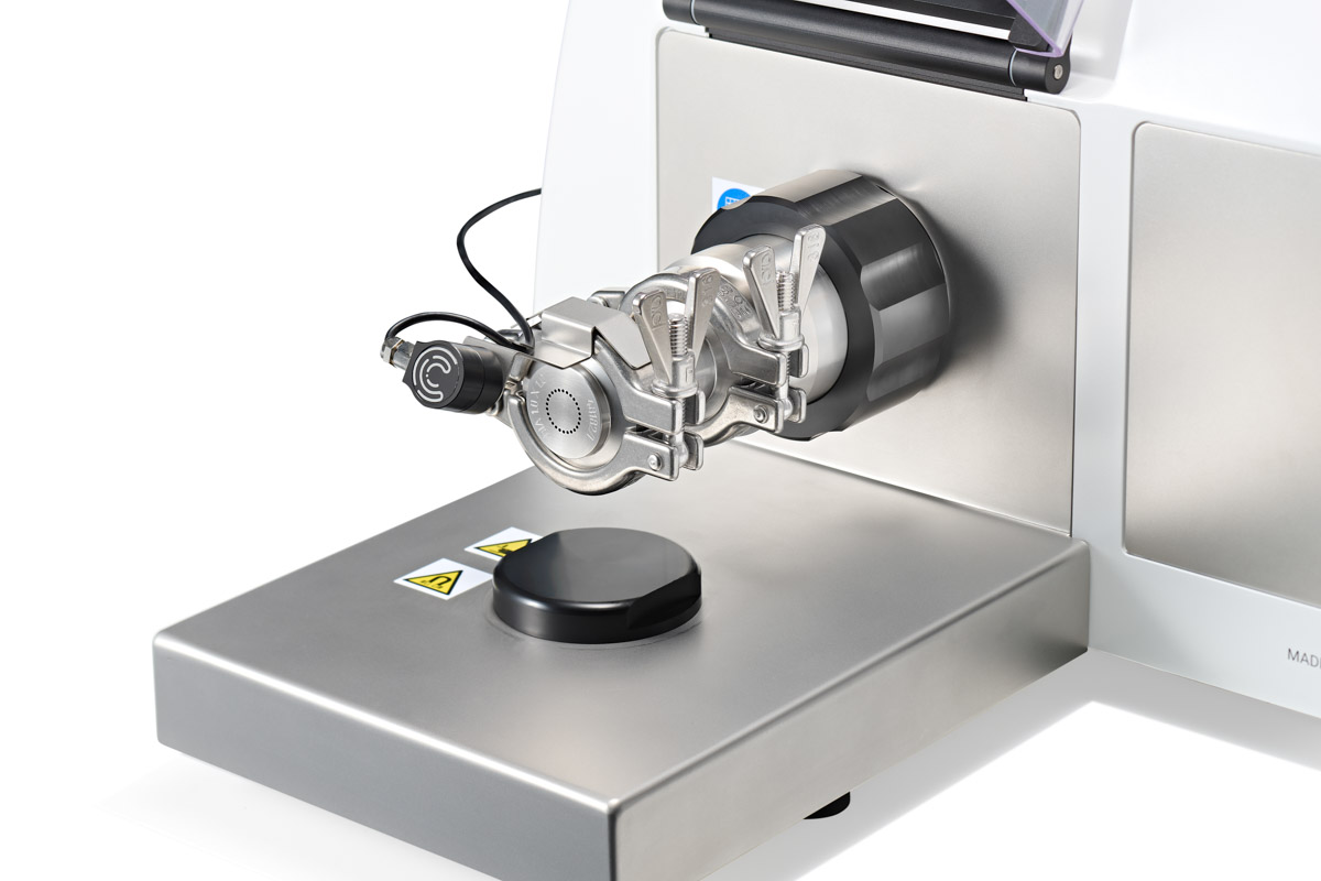 MLS extruder and IR temperature probe 