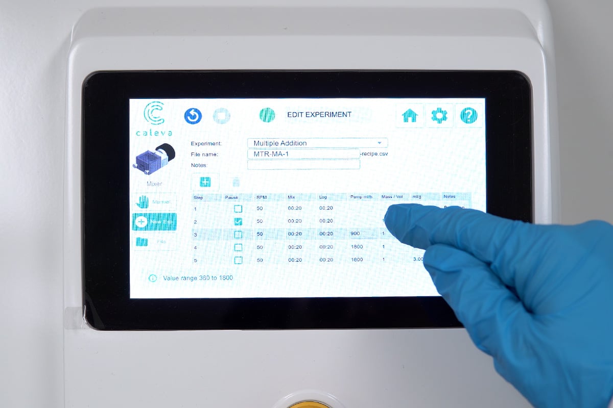 Touch Screen Experiment Setup